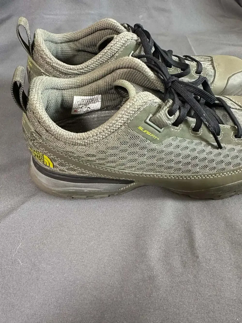 The North Face One Trail Sling Fit Size US 9 Olive Green Sneakers